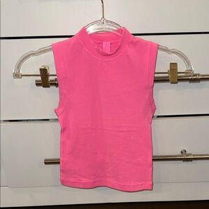 SKIMS Vibrant Pink Kids Tank Top